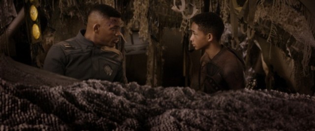 Will Smith, left, and Jaden Smith star in Columbia Pictures' "After Earth."